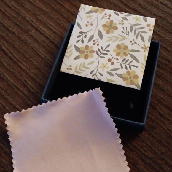 NWT Anoup Charm Neckace 👁 Letter J with Evil Eye & Hand in Gift Box - Picture 6 of 8